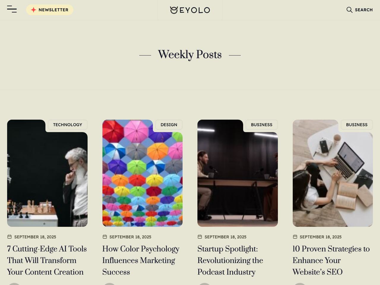 Weekly Posts